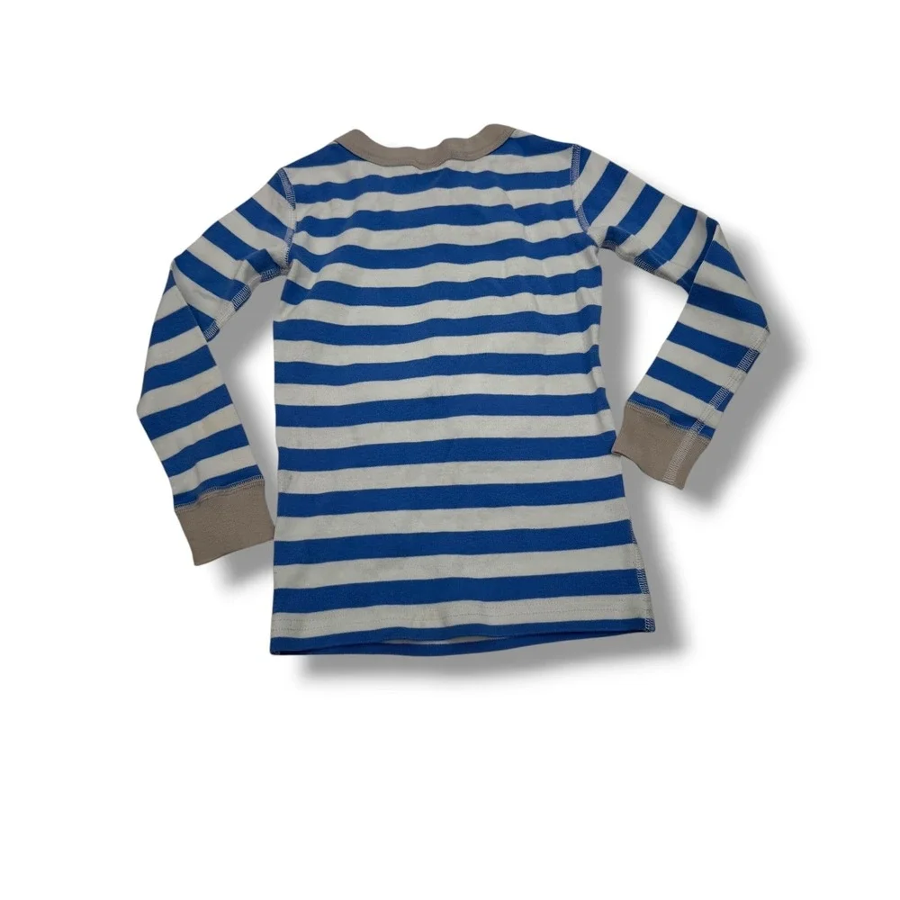 Star Wars‎ R2-D2 Pajama Top Boys Sz 6 Blue White Striped Long Sleeve Droid Shirt